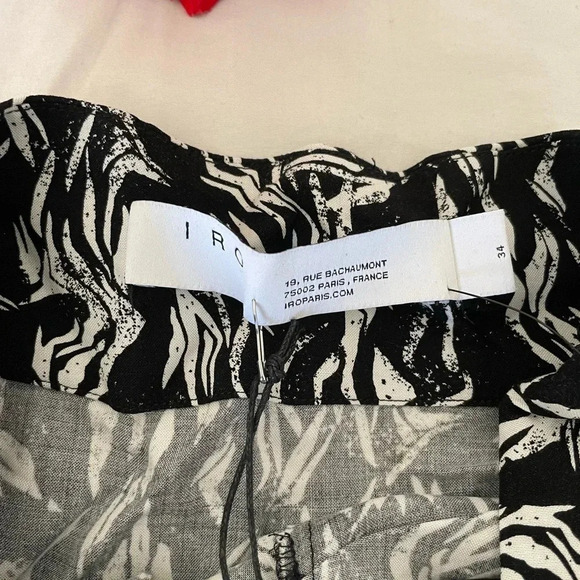 IRO Yvan printed mini skirt - Picture 3 of 9